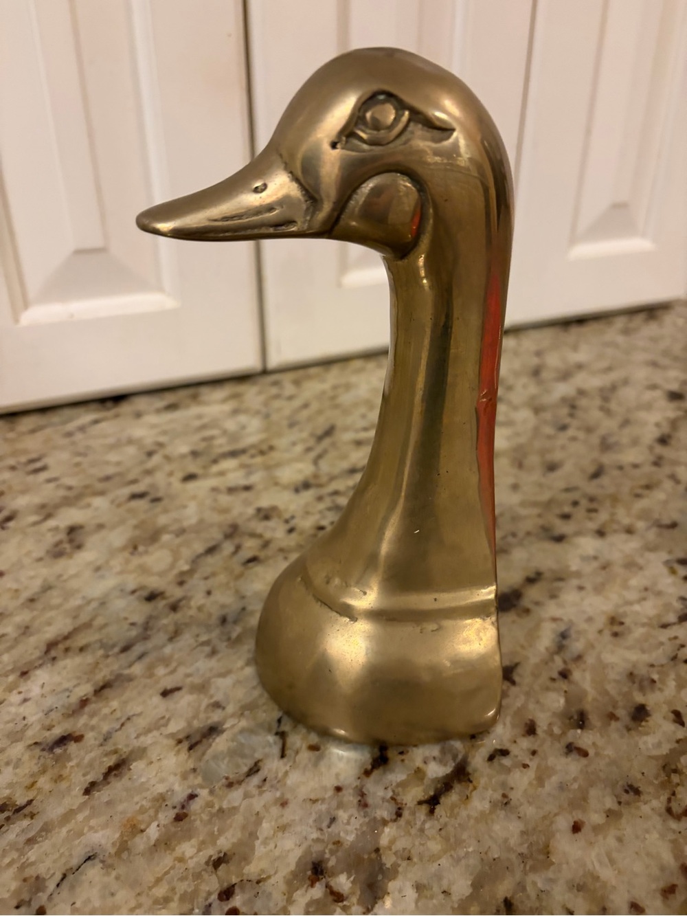 Brass Duck Bookend/ Figurine